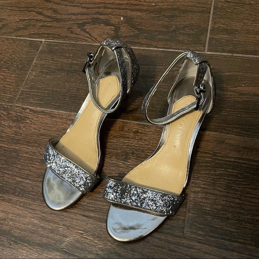 Silver Sparkly sandals ✨